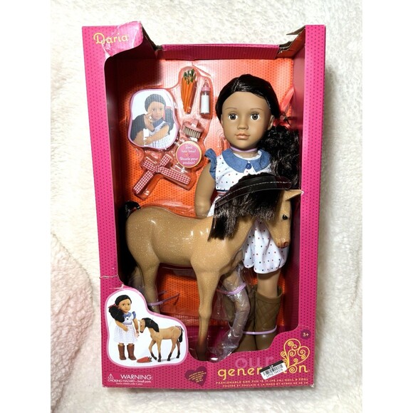 Our Generation Daria with Foal 18" Doll & Horse Set NEW - Picture 2 of 6